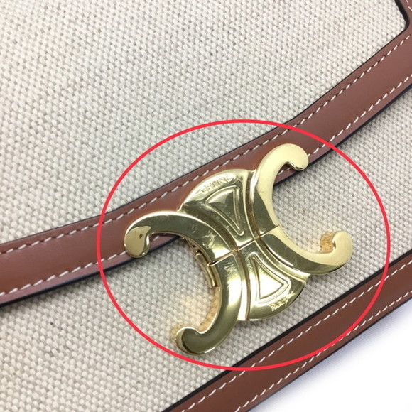 Celine Triomphe Shoulder Bag Brown - Picture 7 of 16
